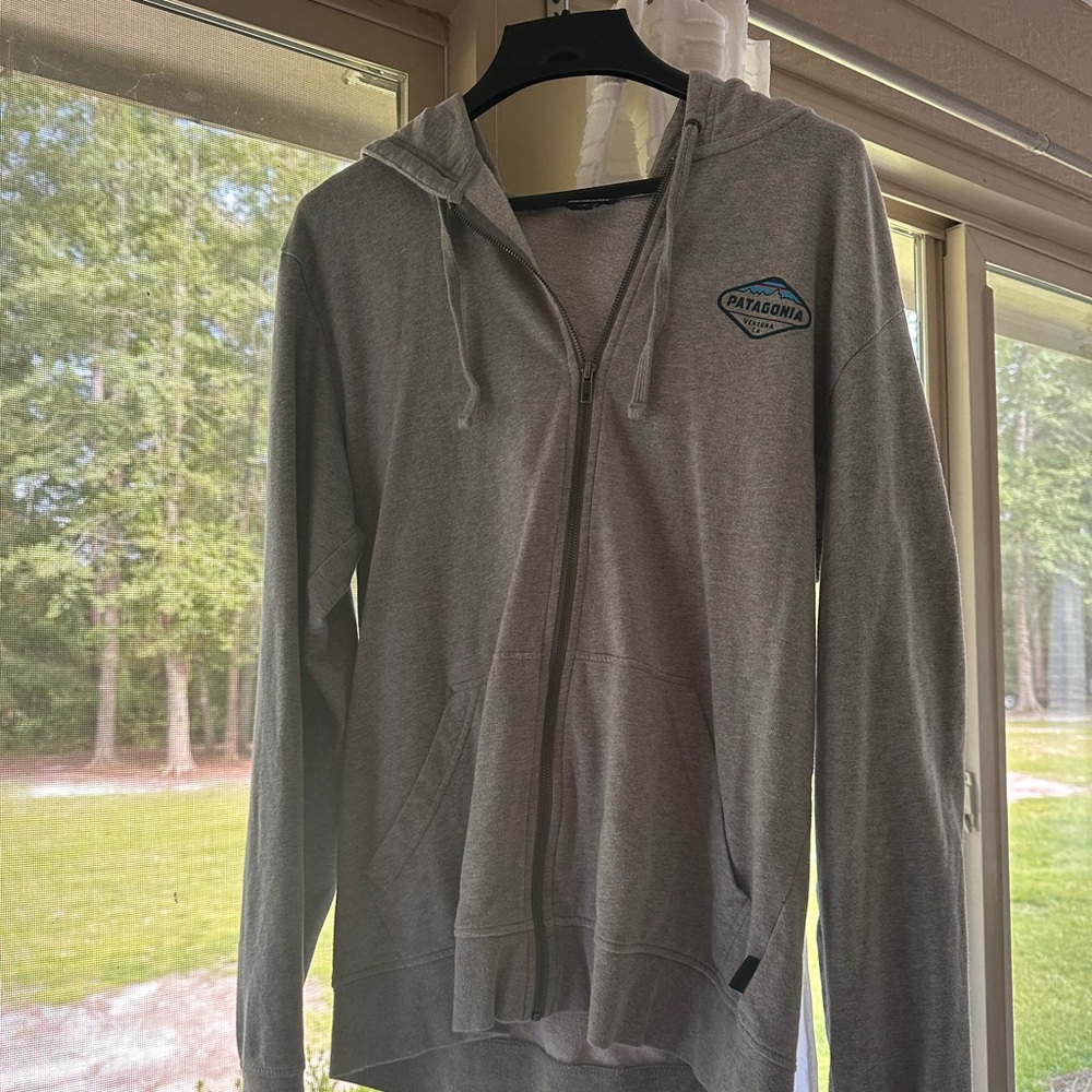 Men’s Patagonia Gray Grey Full Zip Hoodie